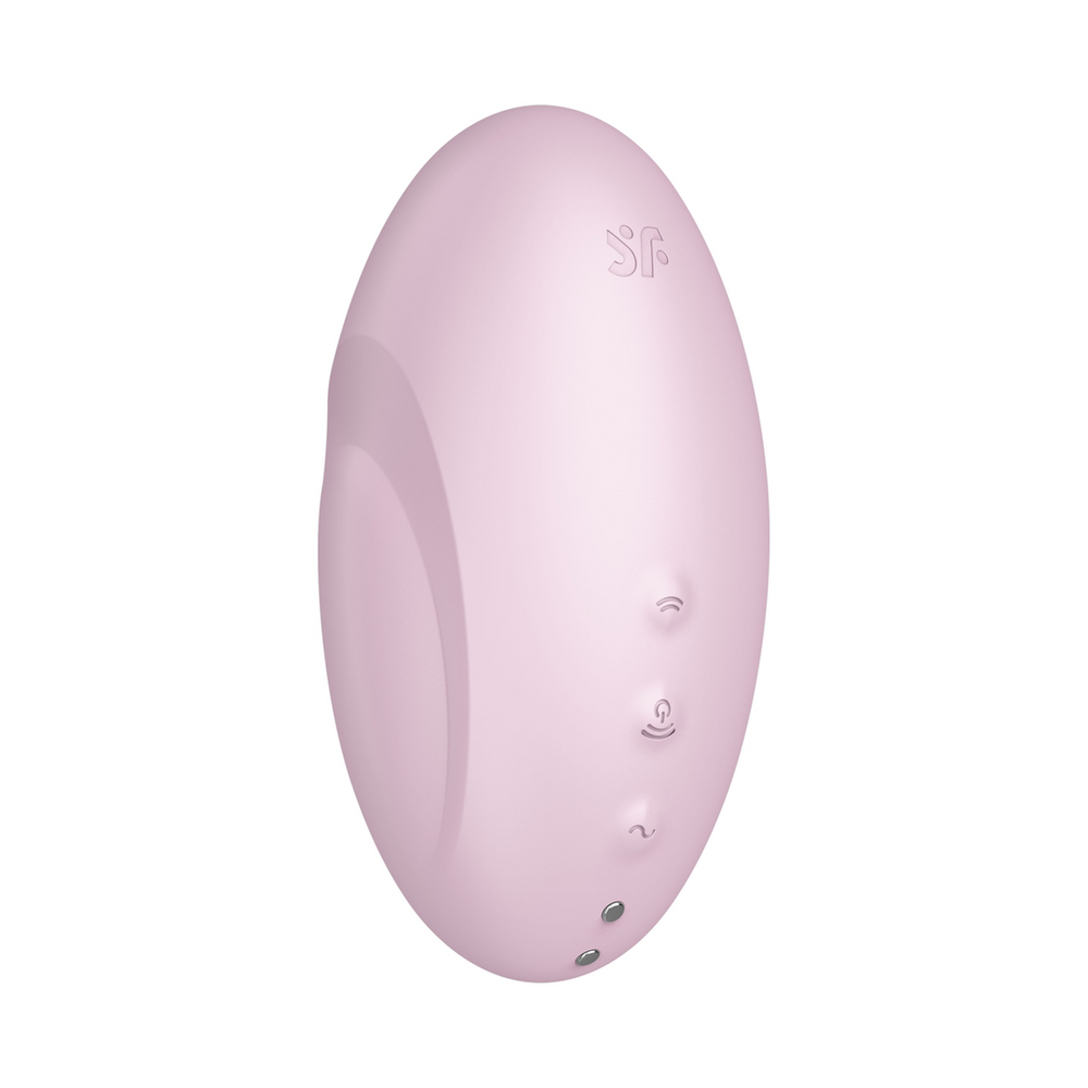 Satisfyer Vulva Lover 3 klitorio stimuliatorius su vibruojančia rožine spalva