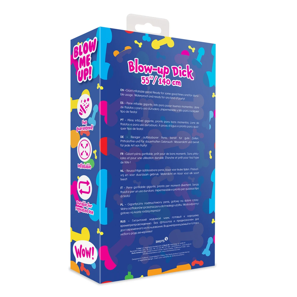 Shots BLOW Susprogdintas Dick - 55'/ 140 cm