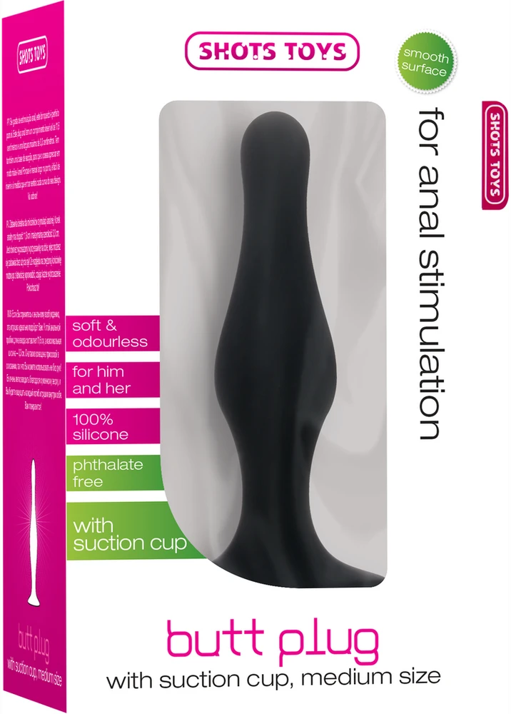 ShotsToys Silikoninis pailgas analinis kištukas 11,5 cm