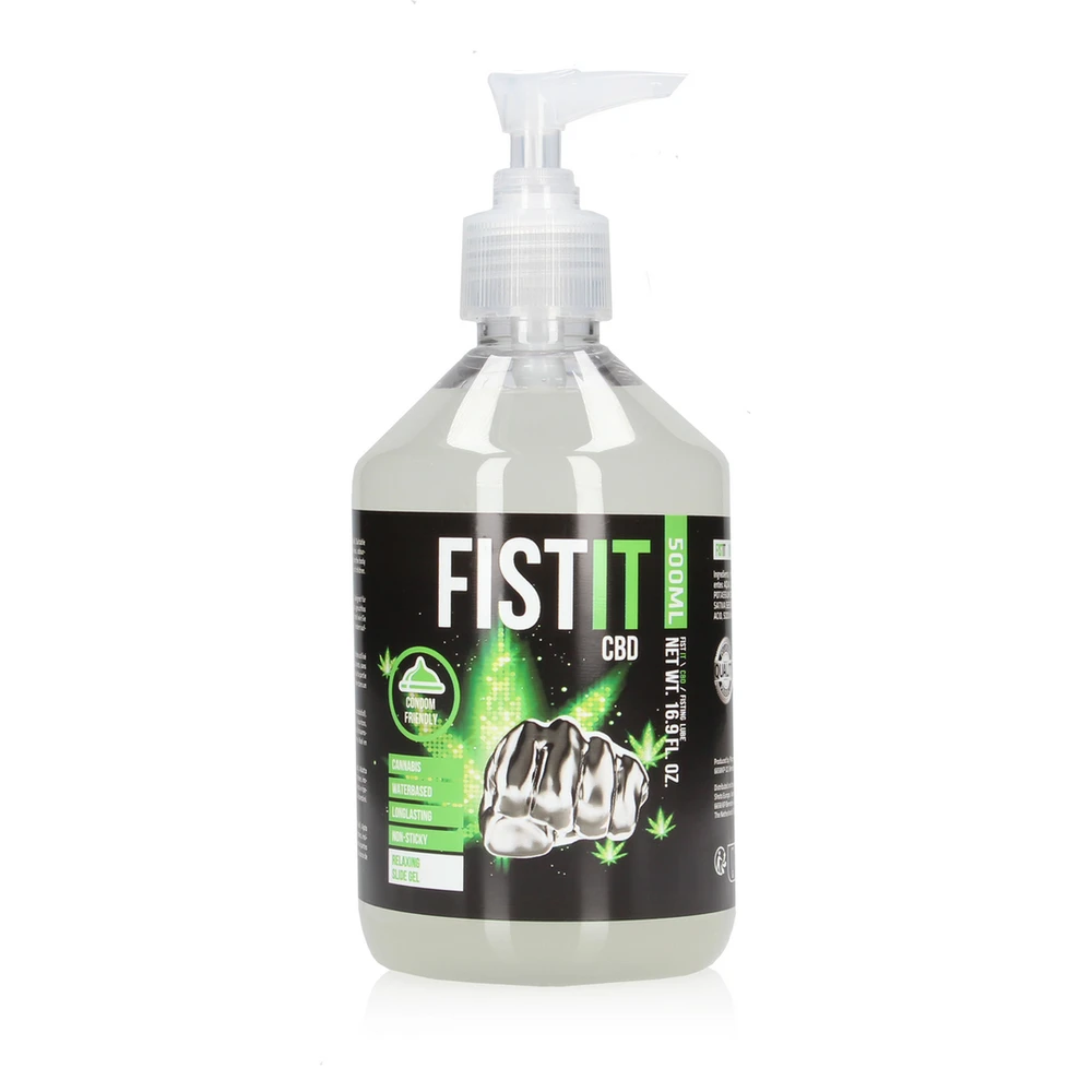 Shots Fist It CBD lubrikantas – 17 fl uncijų / 500 ml – siurblys