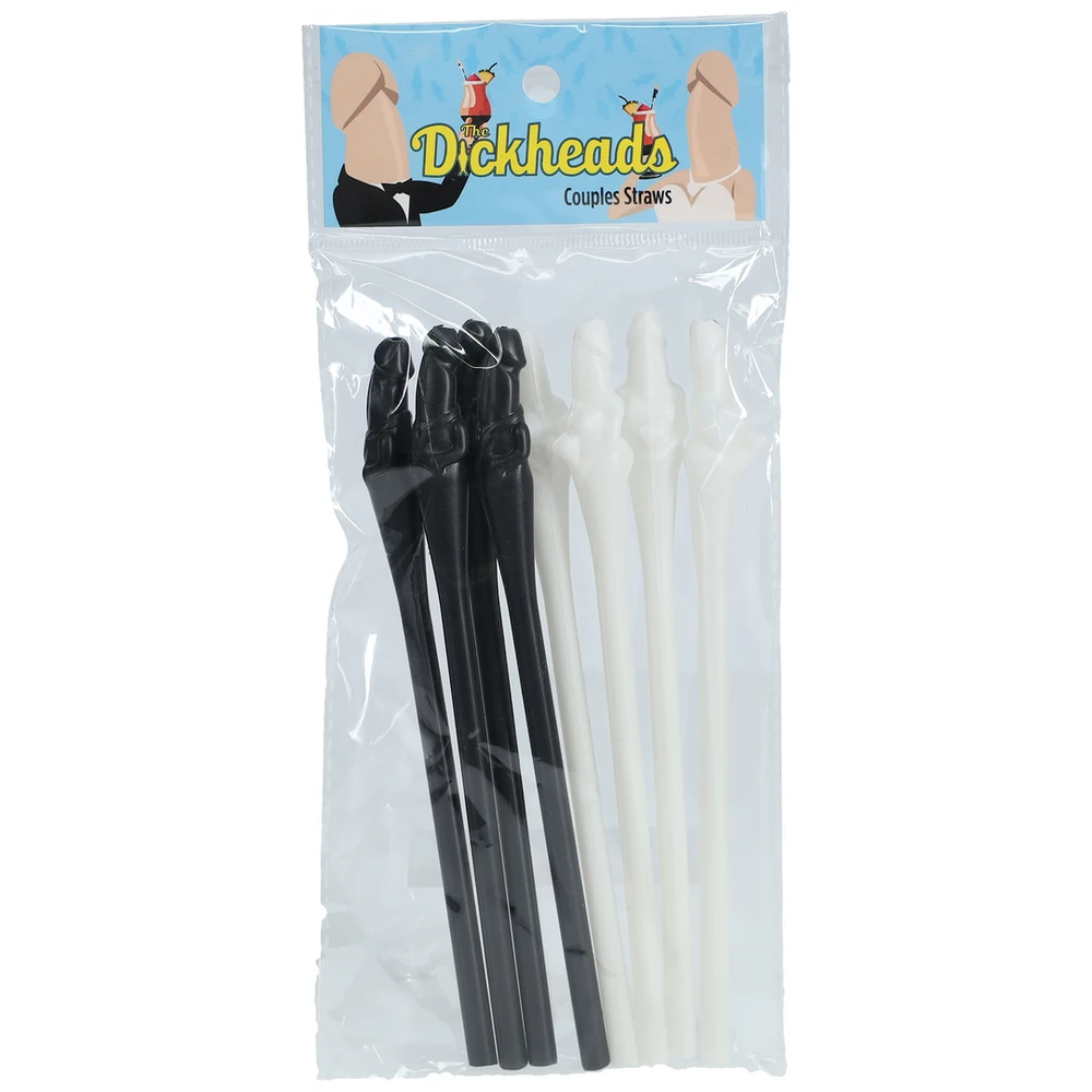 Shots Couples Straws - Juodas and Baltas