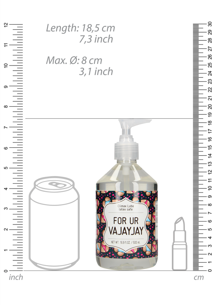 Shots „Ur Vajayjay“ – vandens pagrindo lubrikantas – 500 ml