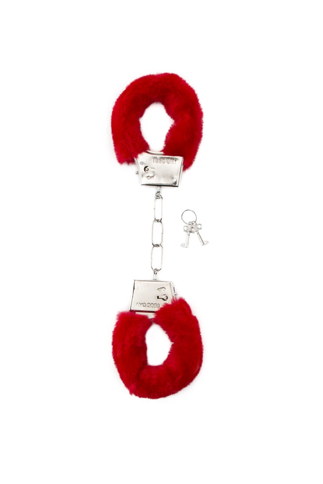 Plush metaliniai antrankiai su raktais