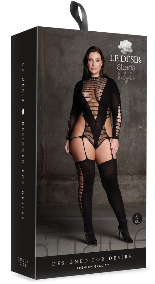 Shots Le Désir Kalyke XXIII - Kojinės su Turtleneck Juodas OSX