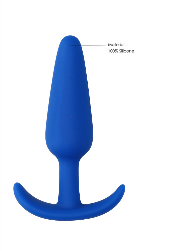 ShotsToys Vandeniui atsparus silikoninis analinis kištukas 7,5 cm