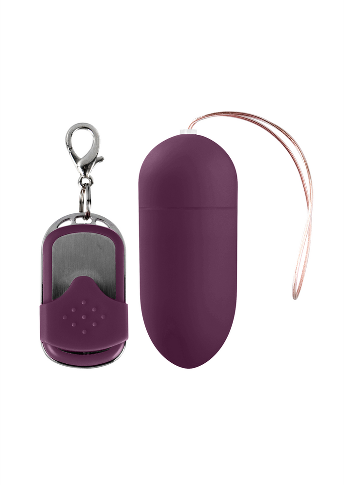 ShotsToys 10 Speed Remote Vibrating Egg - Big - Violetinė