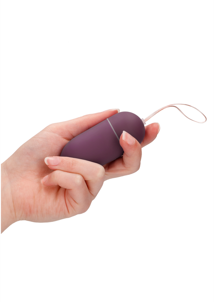 ShotsToys 10 Speed Remote Vibrating Egg - Big - Violetinė