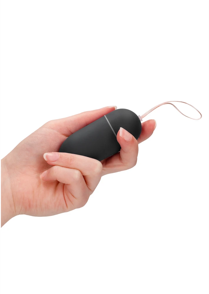ShotsToys 10 Speed Remote Vibrating Egg - Big - Juodas