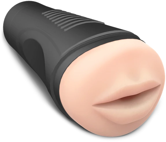 Slt By Shots SLT Self Lubrication Easy Grip Masturbator XL Oral - Flesh