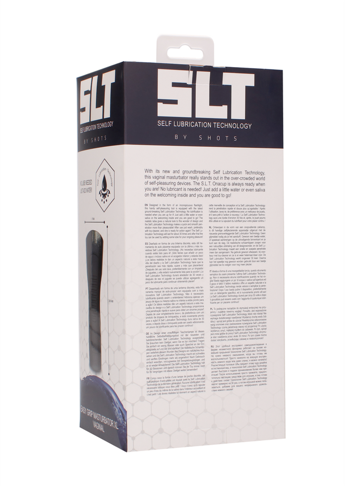 Slt By Shots SLT Self Lubrication Easy Grip Masturbator XL Vaginal - Flesh