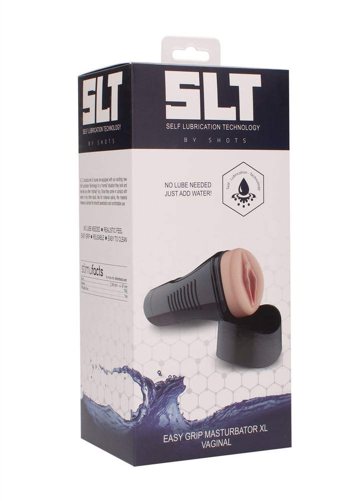 Slt By Shots SLT Self Lubrication Easy Grip Masturbator XL Vaginal - Flesh