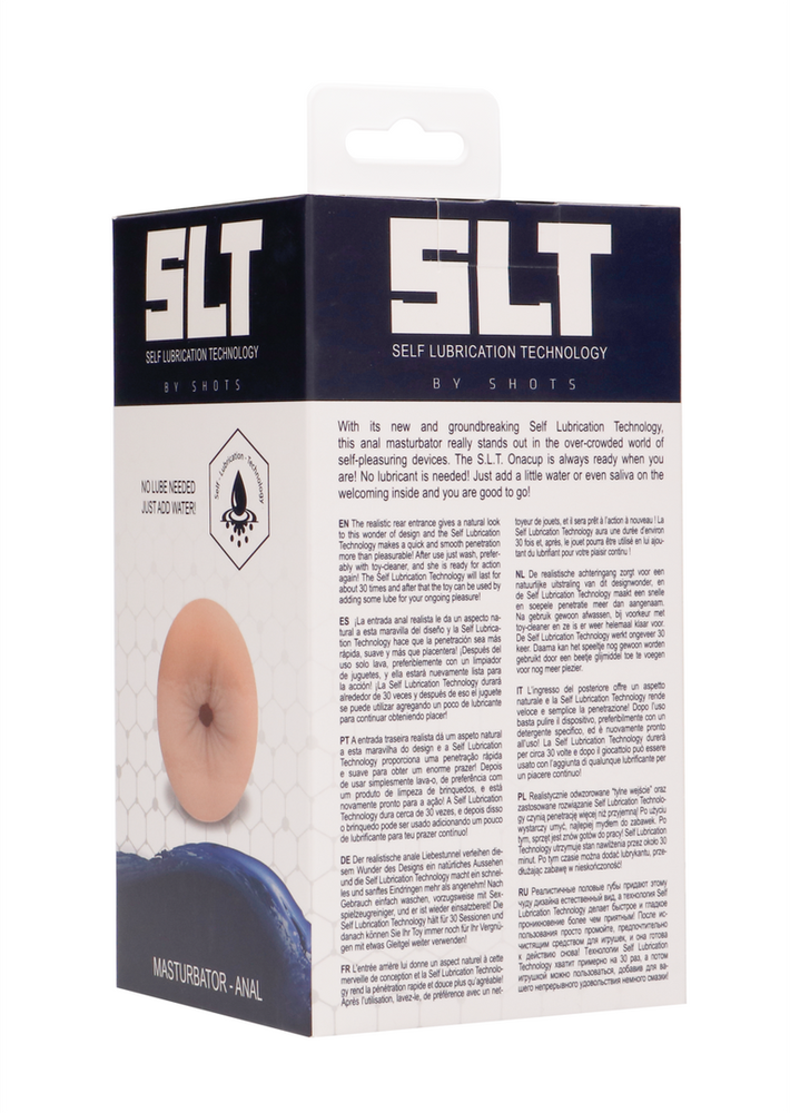 Slt By Shots SLT Self Lubrication Masturbator Anal - Flesh