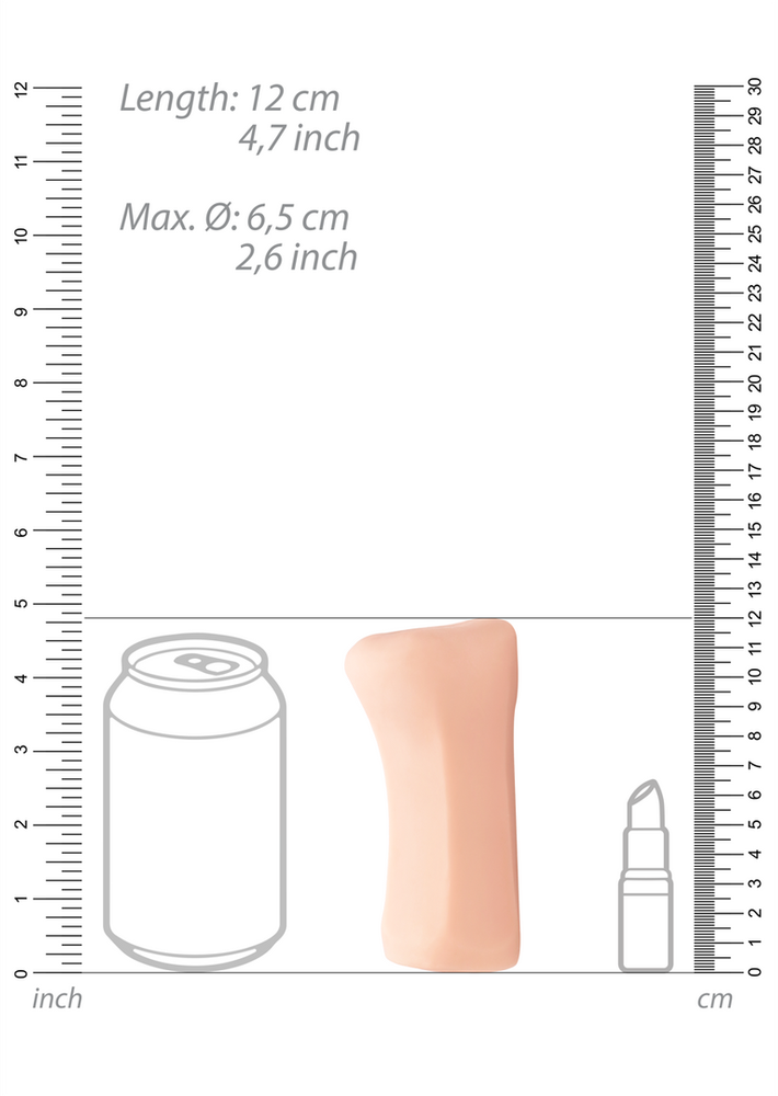 Slt By Shots SLT Self Lubrication Masturbator Anal - Flesh
