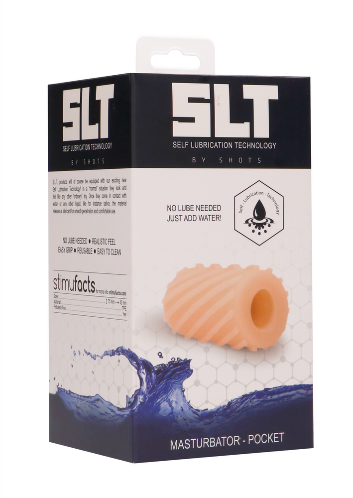 Slt By Shots Self Lubrication Pocket Masturbator – minkštas