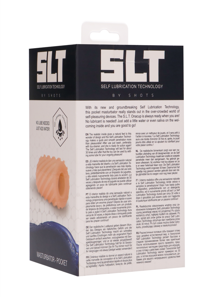 Slt By Shots Self Lubrication Pocket Masturbator – minkštas