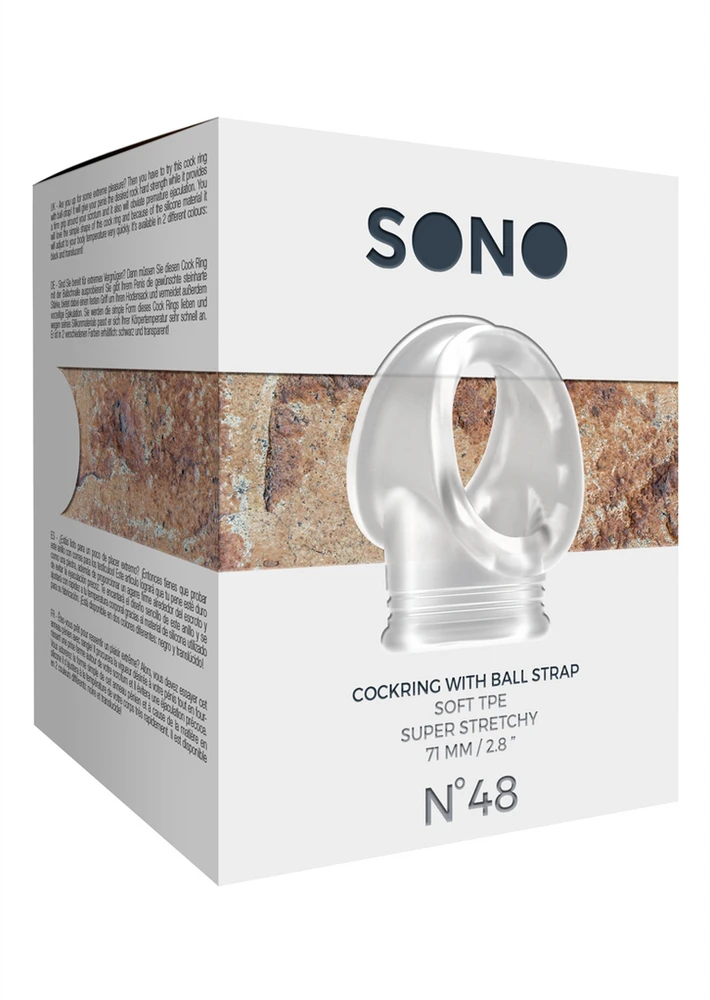 Sono By Shots Sono Nr.48 – veržliaraktis su rutuliniu dirželiu – permatomas