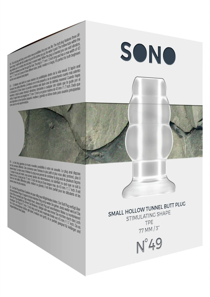 Sono By Shots Nr.49 – Tuščiavidurio tunelio užpakalio kištukas – mažas