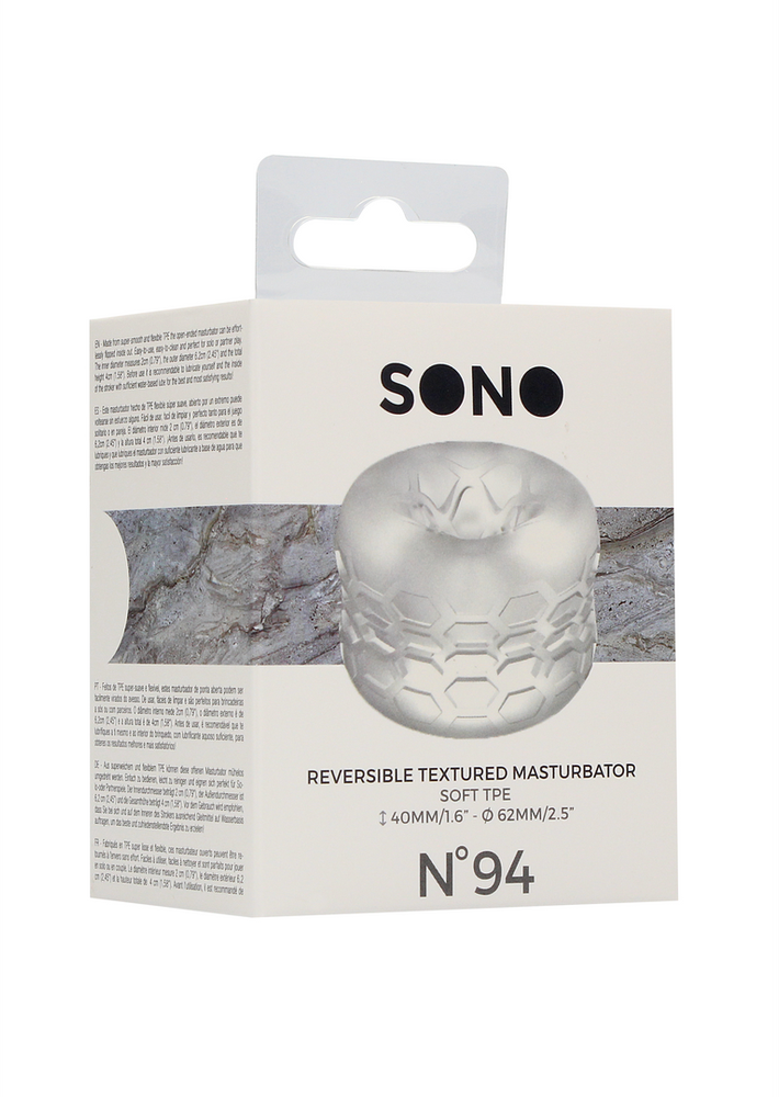 Sono By Shots Sono N0. 94 – apverčiamasis masturbatorius ir buferis – skaidrūs