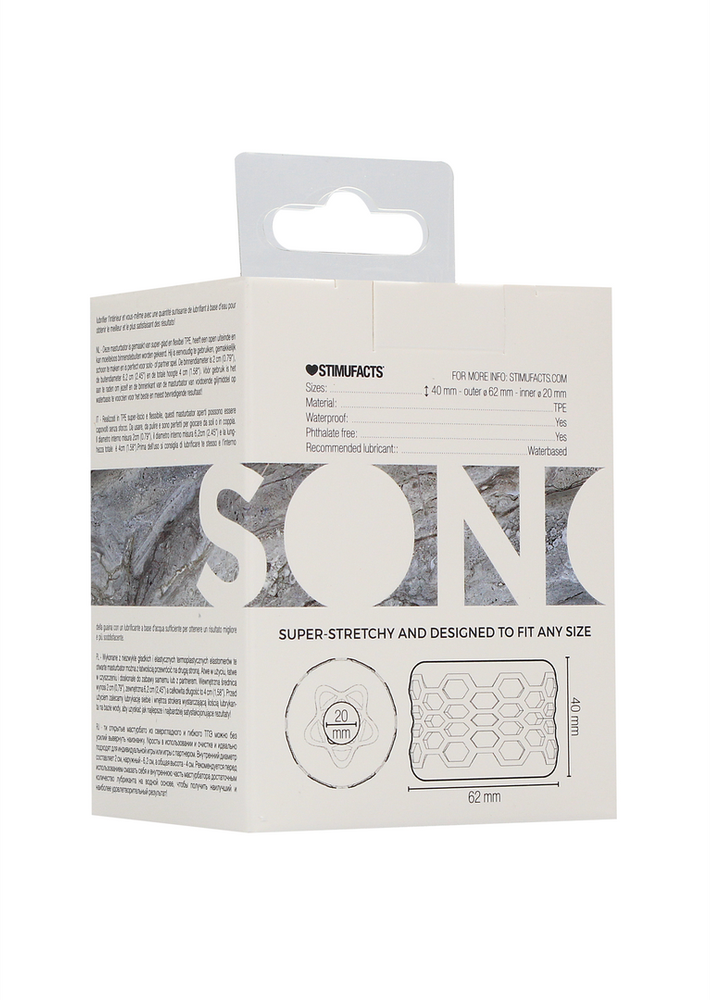Sono By Shots Sono N0. 94 – apverčiamasis masturbatorius ir buferis – skaidrūs