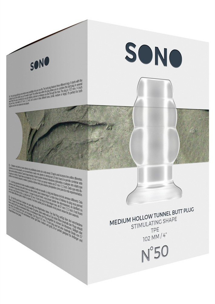 Sono By Shots Nr.50 – Tuščiavidurio tunelio užpakalio kištukas – vidutinis