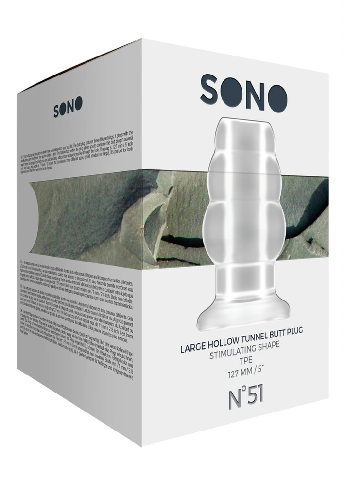 Sono By Shots Nr.51 – Tuščiavidurio tunelio užpakalio kištukas – didelis