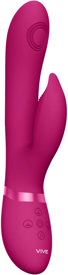 Vive By Shots Vive Vibrator zuikio masažuoklis pulsuoja 22cm 10 režimų