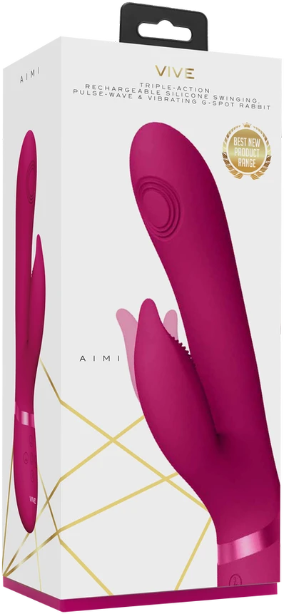 Vive By Shots Vive Vibrator zuikio masažuoklis pulsuoja 22cm 10 režimų
