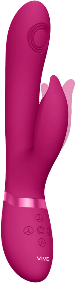 Vive By Shots Vive Vibrator zuikio masažuoklis pulsuoja 22cm 10 režimų