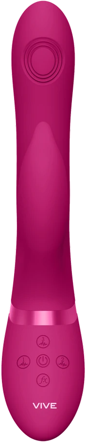 Vive By Shots Vive Vibrator zuikio masažuoklis pulsuoja 22cm 10 režimų