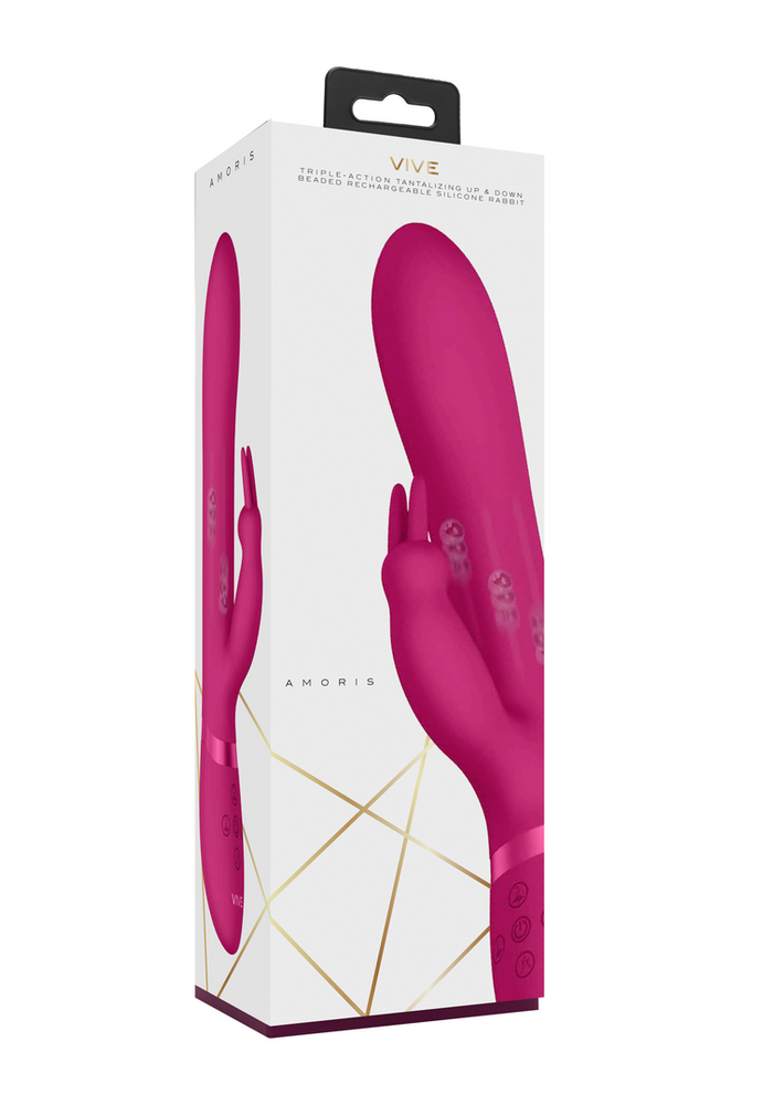 Vive By Shots Vive Amoris - Stimulating Beads Rabbit - Rožinė