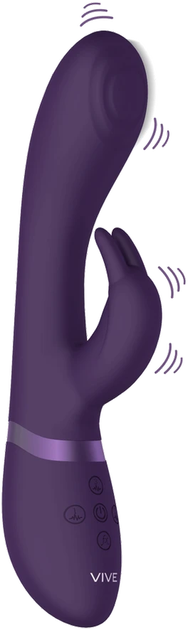 Vive By Shots Vive Vibrator bunny su rotacinis masažuoklis 21cm 10 režimų