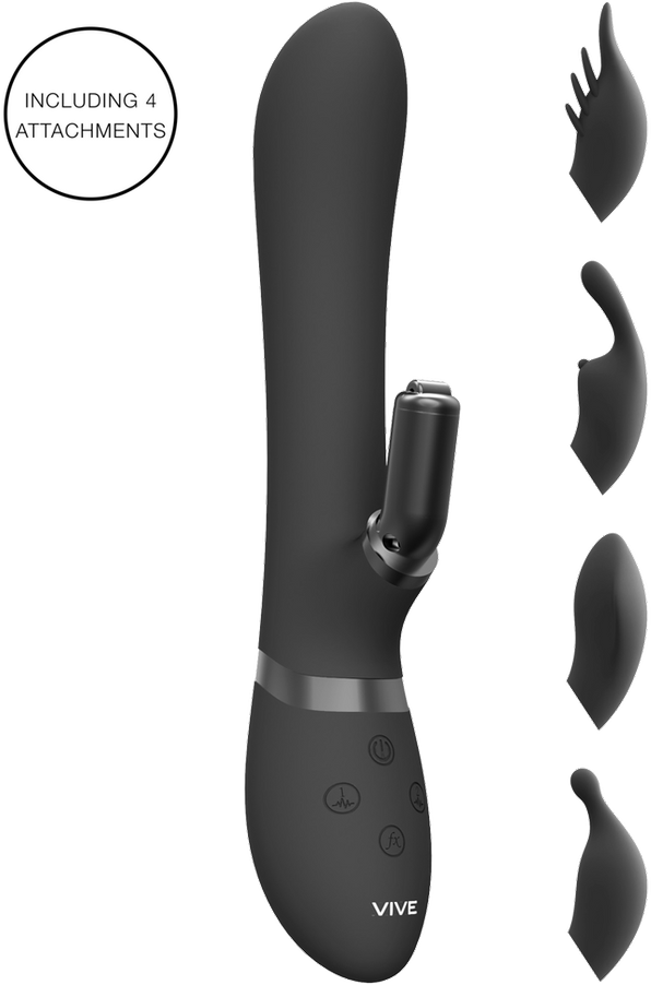 Vive By Shots Vive Vibrator 4 priedai, G taško klitorio stimuliacija