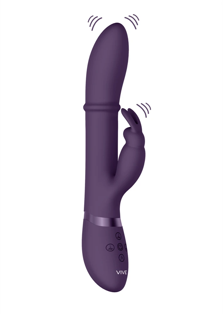 Vive By Shots Vive Vibrator zuikis daugiafunkcinis 10 režimų 24cm
