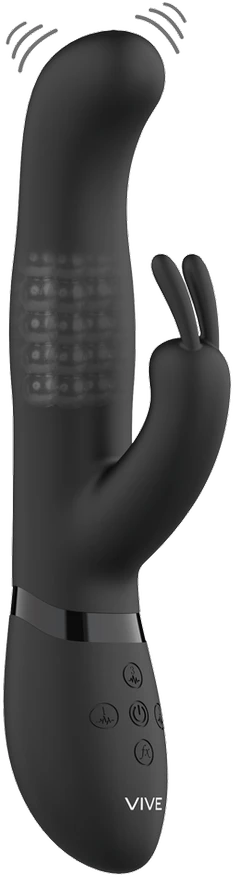 Vive By Shots Vive Izara - Rotating Beads Rabbit - Juodas