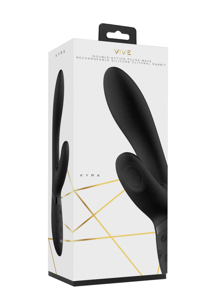 Vive By Shots Kyra - Pulse Clitoral Rabbit - Juodas