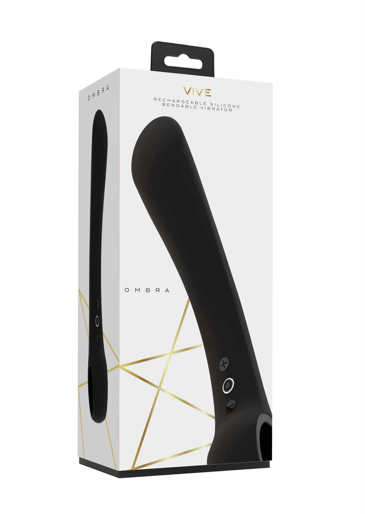 Vive By Shots Vive Ombra - Bendable Vibrator Punkt G - Juodas