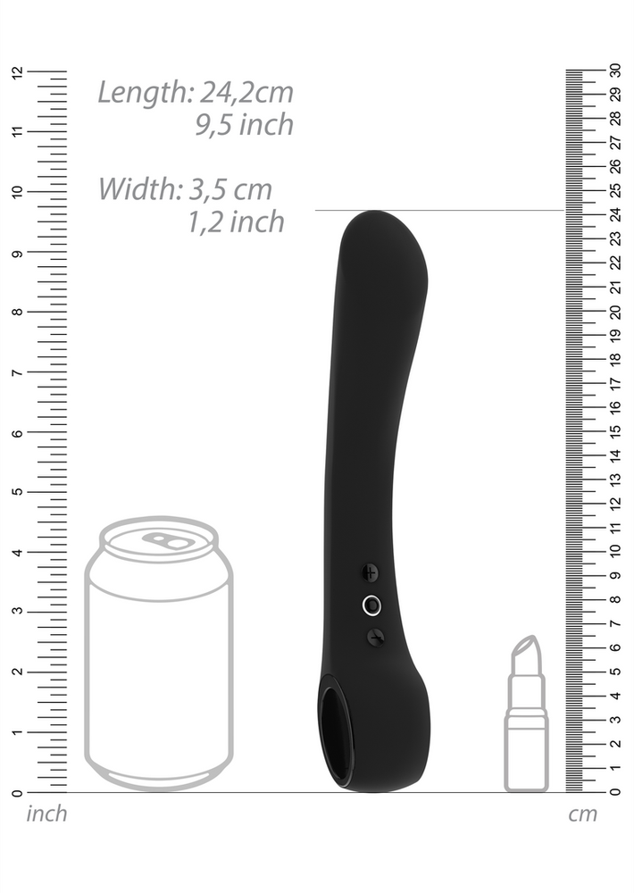 Vive By Shots Vive Ombra - Bendable Vibrator Punkt G - Juodas
