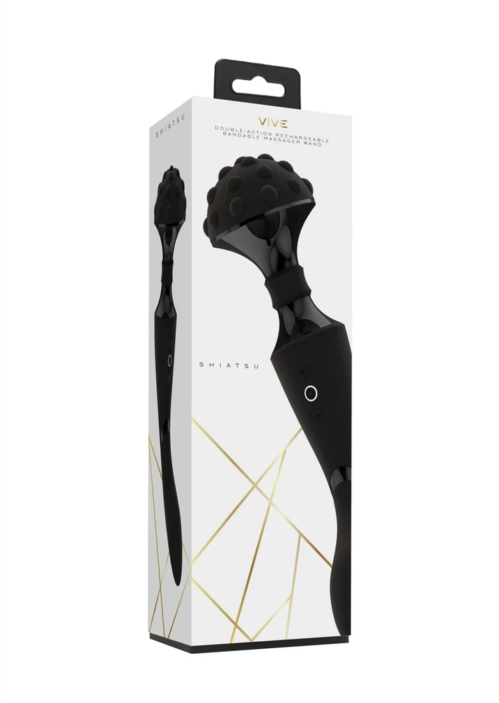 Vive By Shots Vive Dvipusis klitorio masažuoklis vibratorius 28cm 10 režimų