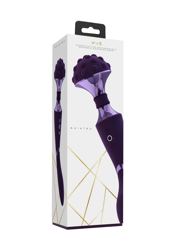Vive By Shots Vive Dvipusis klitorio masažuoklis vibratorius 28cm 10 režimų
