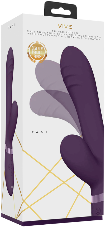 Vive By Shots Tani - Finger Motion with Pulse-Wave Vibrator - Violetinė