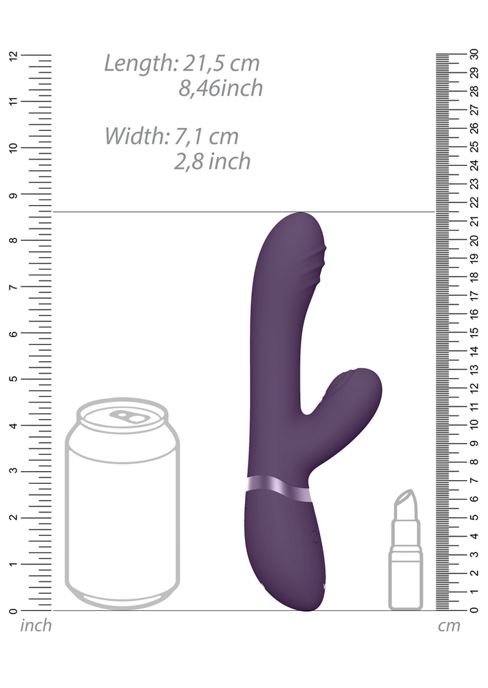 Vive By Shots Tani - Finger Motion with Pulse-Wave Vibrator - Violetinė
