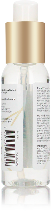 Vive By Shots Vive Švelnus drėkinamasis sekso gelis, BEKVAPIS IR SKONIS 50 ml