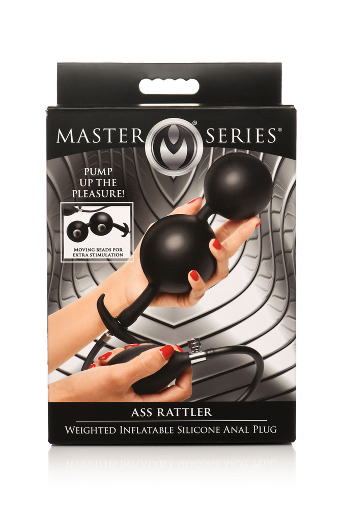 Xr Brands „Master Series“ – pripučiamas silikoninis analinis kamštelis su svoriu