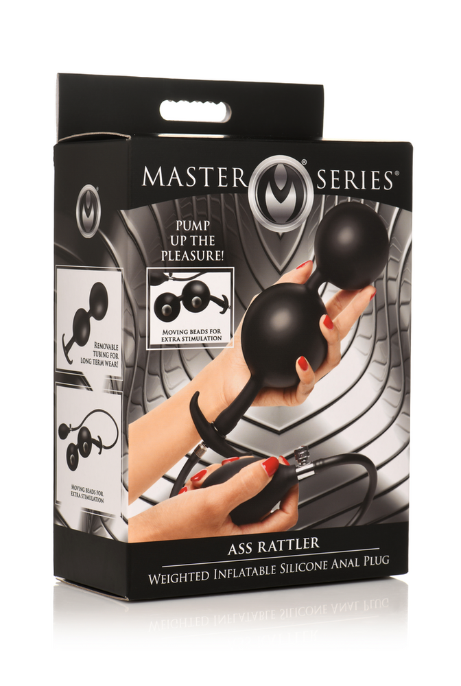 Xr Brands „Master Series“ – pripučiamas silikoninis analinis kamštelis su svoriu