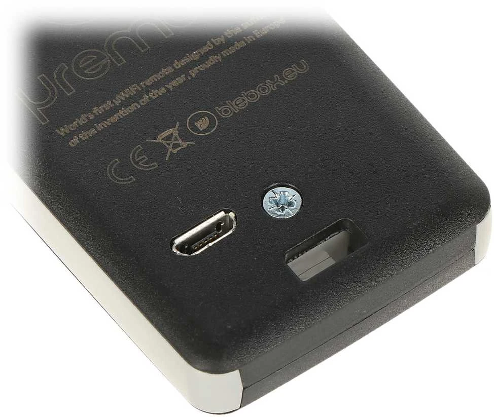 BleBox uRemote Basic - nuotolinis valdiklių valdymas - juoda