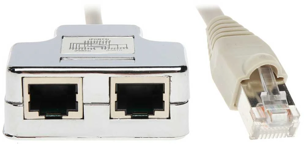 Digitus ADAPTERIS AD-UTP 2x RJ45 / 1x RJ45