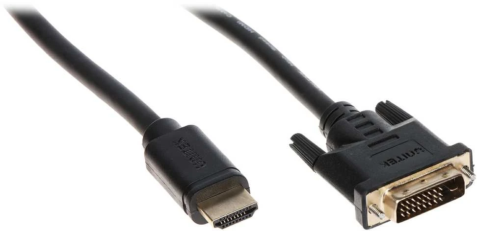UNITEK C1271BK-2M dvikryptis kabelio adapteris HDMI – DVI 2m
