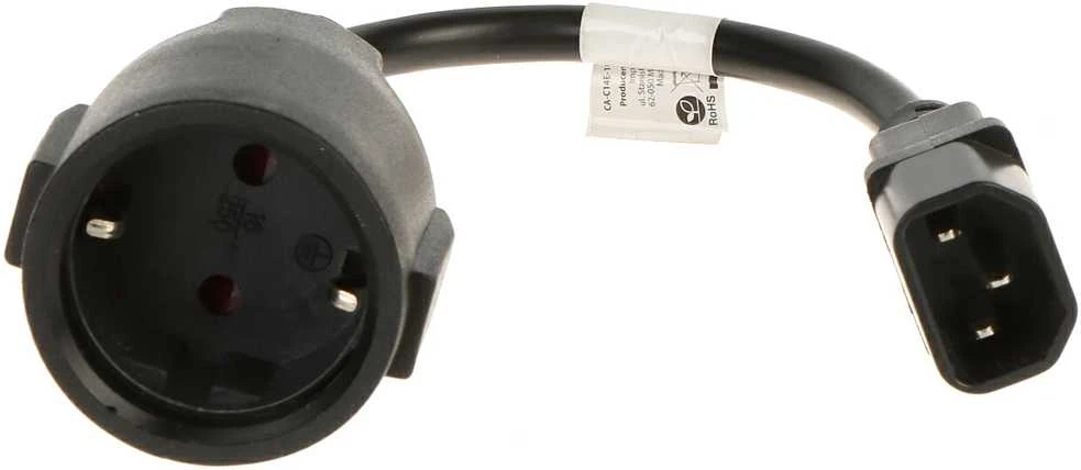 LANBERG CA-C14E-10CC-0018-BK ilgintuvas maitinimo kabelis IEC 320 C14->SCHUKO F