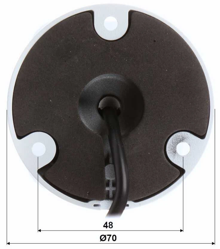 AHD, HD-CVI, HD-TVI, CVBS KAMERA HAC-HFW1239TLM-A-LED-0280B-S3 Pilna spalva - 1080p 2.8 mm DAHUA
