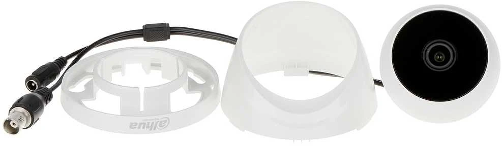 Dahua HD-CVI, CVBS kamera kupolinė 2MP su IR iki 20m. 1/2.7" 2.8mm 103°, 2DNR, DWDR, vidaus sąlygom